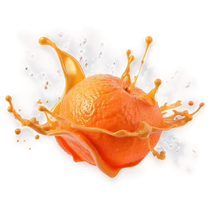 Tangerine Splash Png Sav47 PNG Image