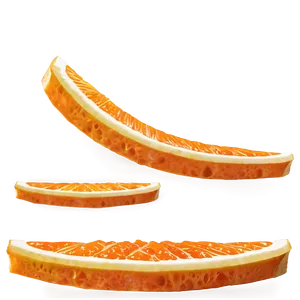 Tangerine Wedge Png Syd55 PNG Image