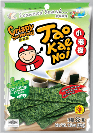 Tao Kae Noi Crispy Seaweed Original Flavour, HD Png Download PNG with transparent background
