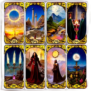 Tarot Card Collage Png 06202024 PNG Image