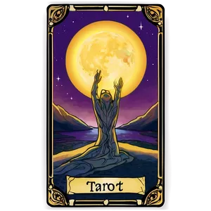 Tarot Card Template C PNG Image