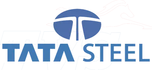 Tata Steel Logo Blue Background PNG Image