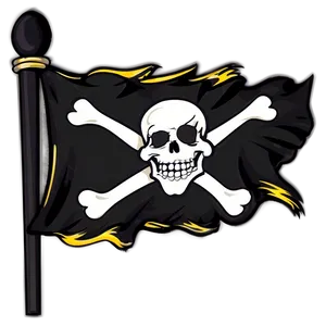 Tattered Pirate Flag Png Tgf95 PNG Image