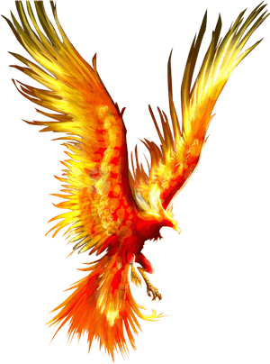 Tattoo Fireworks Mythology Firebird Phoenix Download - Phoenix Fire Bird Png, Transparent Png PNG image with transparent background