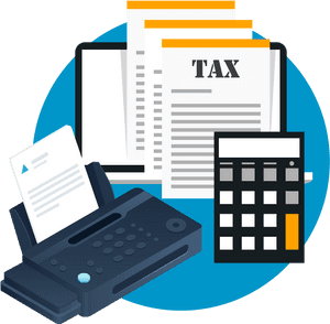 Send Irs Tax Form 1040 Or Any Other Tax Form By Fax, - Tax Clipart Png, Transparent Png PNG image with transparent background