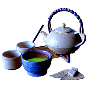 Tea Ceremony Set PNG glf33 PNG