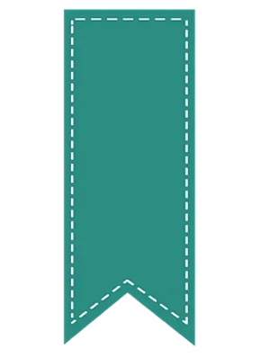 Teal Award Ribbon Graphic PNG Image