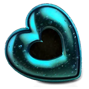 Teal Blue Heart Emoji Png 28 PNG Image