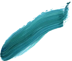 Teal Paint Brush Stroke Texture PNG Image