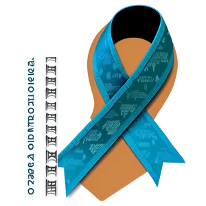 Teal Ribbon For Ptsd Awareness Png 06282024 PNG Image