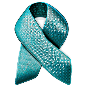 Teal Ribbon for PTSD Awareness PNG kho31 PNG