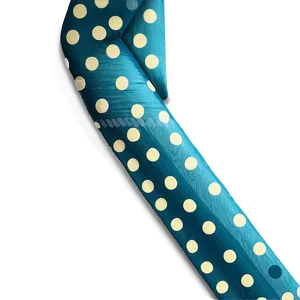 Teal Ribbon With Polka Dots Png Ofg23 PNG Image