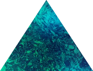 Teal Triangle Abstract Texture PNG Image