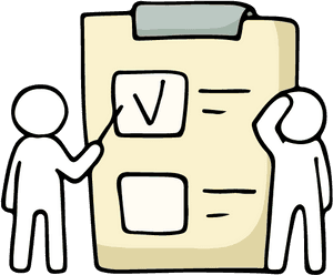 Team Checklist Completion PNG image with transparent background