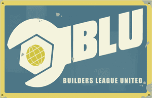 Team Fortress2 B L U Team Logo PNG image with transparent background