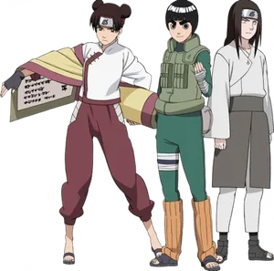 Team Guy Naruto Anime PNG Image