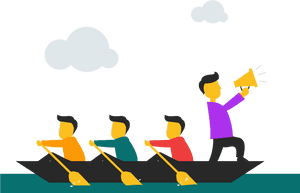 Clipart Team Dynamics Cute Borders Vectors Animated - Teamwork Png, Transparent Png PNG image with transparent background