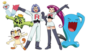 Cacnea - Chimecho - Wobbuffet - Pokemon Team Rocket - Transparent Team Rocket Png, Png Download PNG image with transparent background