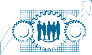 Teamwork Concept Gearsand People PNG Image