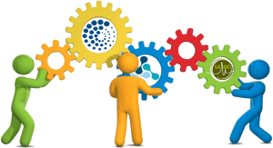 Collaboration Teamwork Organization Management Clip - Teamwork Collaboration Clipart, HD Png Download PNG image with transparent background
