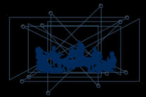 Teamwork Network Concept PNG image with transparent background