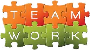 Teamwork Puzzle Concept PNG Image