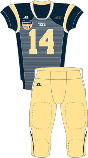 Tech Football Uniform14 PNG Image