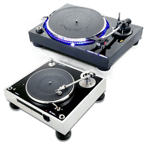 Techno Turntable Setup PNG 16 PNG with transparent background