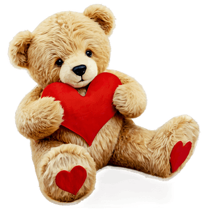 Teddy Bear with Heart PNG 05212024 PNG image with transparent background