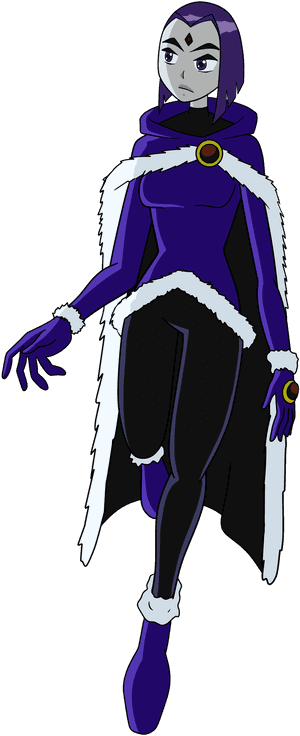 Winter Raven Teen Titans, HD Png Download PNG with transparent background