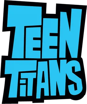 Teen Titans Animated Series Logo PNG Image