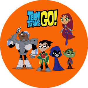 24 Teen Titans Go Stickers Labels Bag Lollipop Party - Teen Titans Cartoon Network, HD Png Download PNG with transparent background