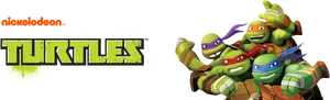 Teenage Mutant Ninja Turtles Animated Characters PNG Image