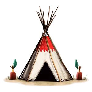 Teepee Illustration Png Qxp75 PNG Image