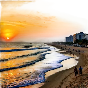 Tel Aviv Beach Sunset Png Alr26 PNG Image