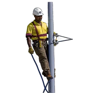 Telecommunications Lineman Png Thg99 PNG Image