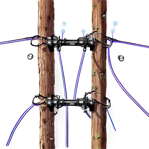 Telephone Pole With Wires Png Mlt65 PNG Image