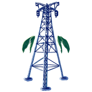 Telephony Transmission Tower PNG 06212024 PNG