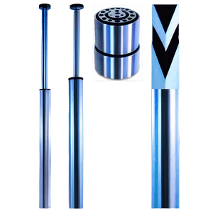 Telescopic Metal Pole Png Bbx PNG Image