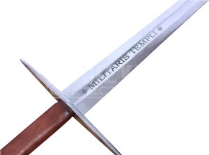 Templar Sword Engraving PNG Image