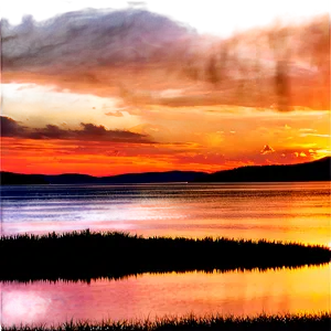 Tennessee Lake Sunset Png Xda PNG Image