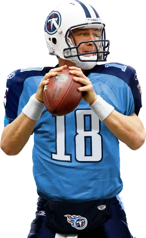 Tennessee Titans Quarterback Preparation PNG Image