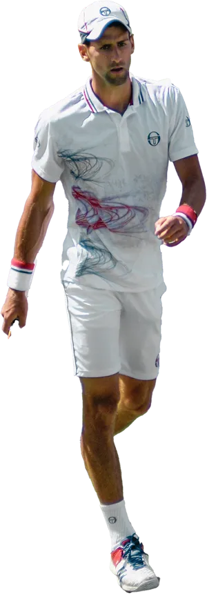 Tennis Playerin Action PNG Image