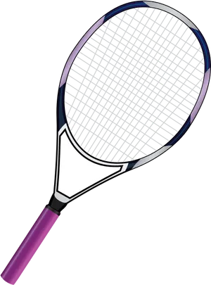 Tennis Racket Illustration PNG Image