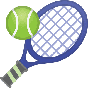 Tennis-ball - Tennis Black And White Clipart, HD Png Download PNG image with transparent background