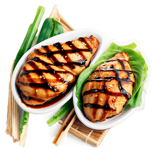 Teriyaki Grilled Chicken PNG khk PNG