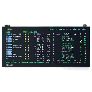 Terminal Interface Screenshot PNG 06252024 PNG with transparent background