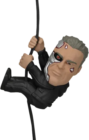 Terminator Figure Repelling PNG Image