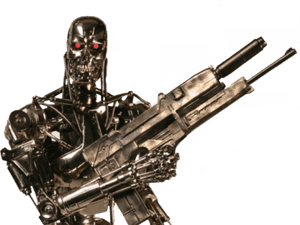 Terminator Robot With Gun, HD Png Download PNG image with transparent background