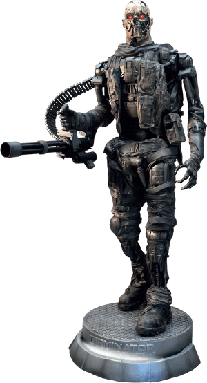 Terminator Salvation T 600 Life Size Statue, HD Png Download PNG image with transparent background